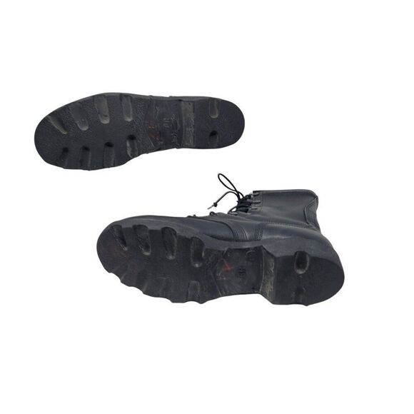 Vintage Us Military Ro-Search Black Leather Combat Boots 8 Soldier USA Warcore - Picture 7 of 8